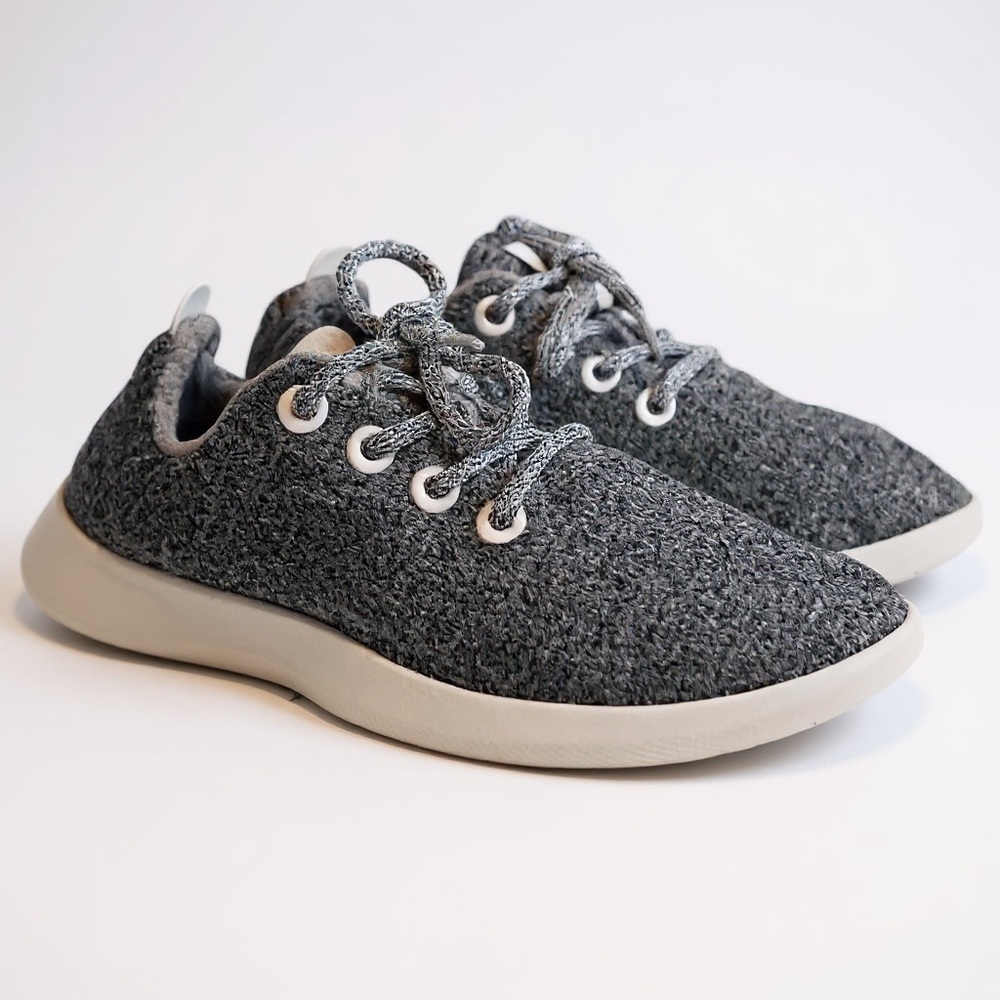 Allbirds Wool Runners Womens Sz 8 Sneaker Natural Grey Merino Athleisure Shoe